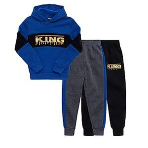 Retro Apparel Boys' Sweatsuit 3T Set - 3 Piece Playwear Sweatshirt and J…